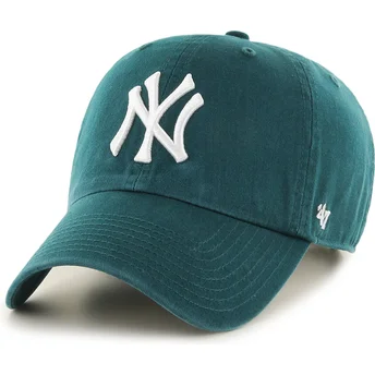 Čepice zaoblená zelená nastavitelný Clean Up Pacific Green New York Yankees MLB 47 Brand
