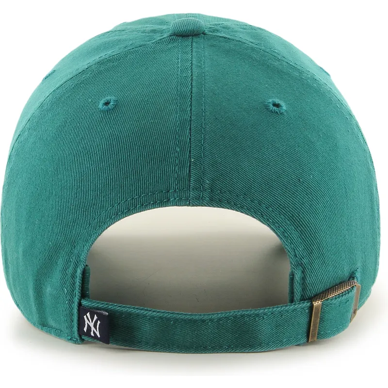 cap-zaoblena-green-adjustable-strap-clean-up-tailgate-teal-new-york-yankees-mlb-47-brand