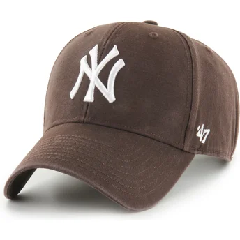 Čepice zaoblená hnědá nastavitelný MVP Legend New York Yankees MLB 47 Brand