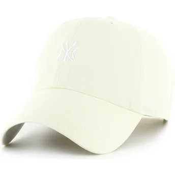Čepice zaoblená žlutá nastavitelný Clean Up Base Runner New York Yankees MLB 47 Brand