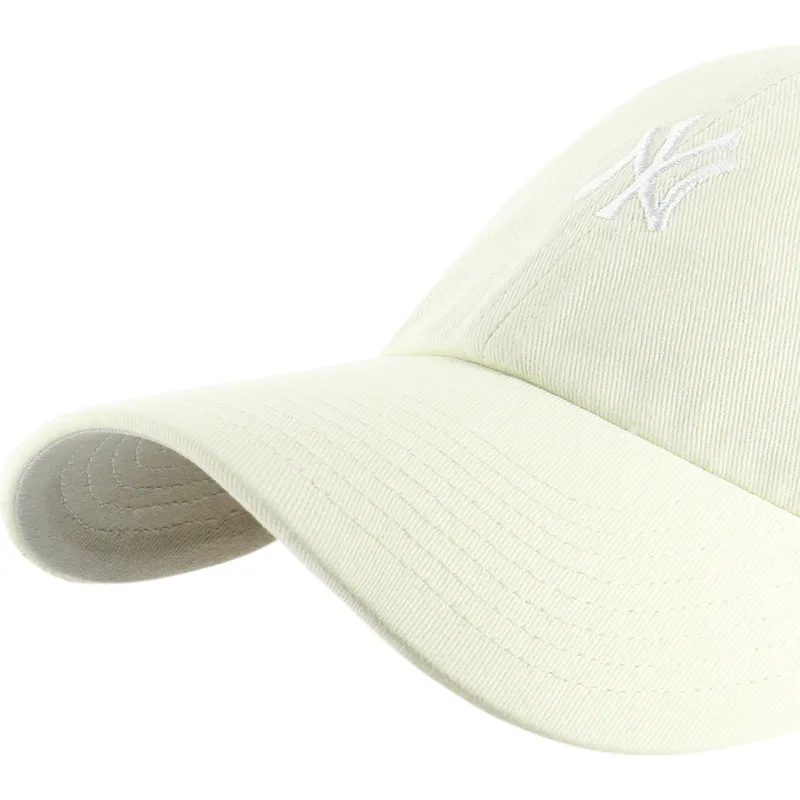 cepice-zaoblena-zluta-nastavitelny-pasek-clean-up-base-runner-new-york-yankees-mlb-47-brand
