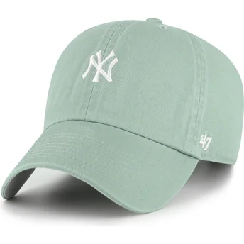Gorra curva verde ajustable Clean Up Base Runner de New York Yankees MLB de 47 Brand