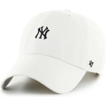 Čepice zaoblená béžová nastavitelný pásek Clean Up Base Runner New York Yankees MLB 47 Brand
