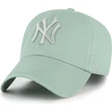 cepice-zaoblena-zelena-nastavitelny-clean-up-no-loop-label-new-york-yankees-mlb-47-brand