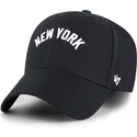 gebogene-marineblaue-verstellbare-kappe-mvp-ballpark-script-shot-der-new-york-yankees-mlb-von-47-brand