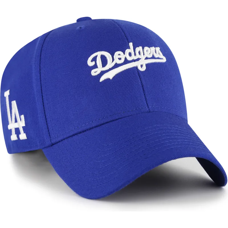cap-zaoblena-blue-adjustable-strap-mvp-ballpark-script-shot-los-angeles-dodgers-mlb-47-brand cap-zaoblena-blue-adjustable-strap-mvp-ballpark-script-shot-los-angeles-dodgers-mlb-47-brand