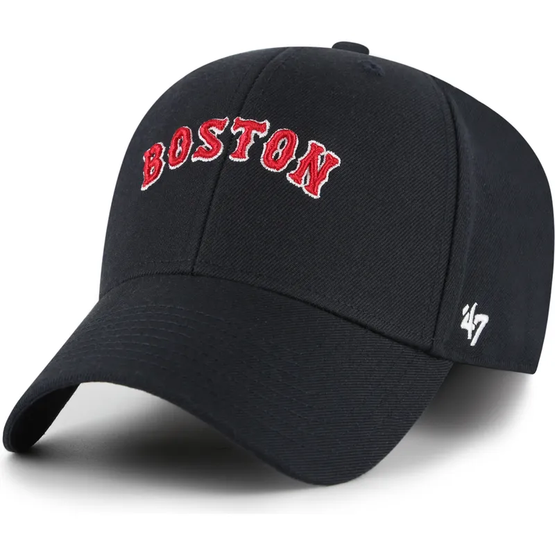 marinbla-bojd-justerbar-keps-mvp-ballpark-script-shot-fran-boston-red-sox-mlb-av-47-brand