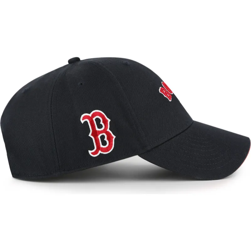 cepice-zaoblena-namornicka-modra-nastavitelny-mvp-ballpark-script-shot-boston-red-sox-mlb-47-brand