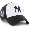 cepice-zaoblena-cerna-snapback-mvp-replica-sure-shot-new-york-yankees-mlb-47-brand