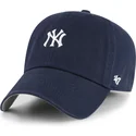 cap-zaoblena-navy-blue-adjustable-strap-clean-up-base-runner-new-york-yankees-mlb-47-brand