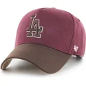 cepice-zaoblena-cervena-snapback-mvp-dt-sure-shot-two-tone-cotton-los-angeles-dodgers-mlb-47-brand