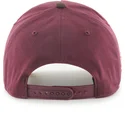 cap-zaoblena-red-snapback-granate-mvp-dt-sure-shot-two-tone-cotton-los-angeles-dodgers-mlb-47-brand