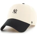 bojd-keps-beige-och-svart-justerbar-clean-up-base-runner-two-tone-new-york-yankees-mlb-fran-47-brand