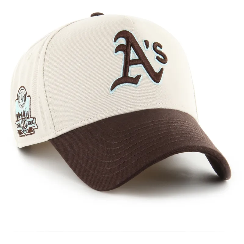 cepice-zaoblena-bezova-snapback-mvp-dt-sure-shot-two-tone-cotton-oakland-athletics-mlb-47-brand cepice-zaoblena-bezova-snapback-mvp-dt-sure-shot-two-tone-cotton-oakland-athletics-mlb-47-brand