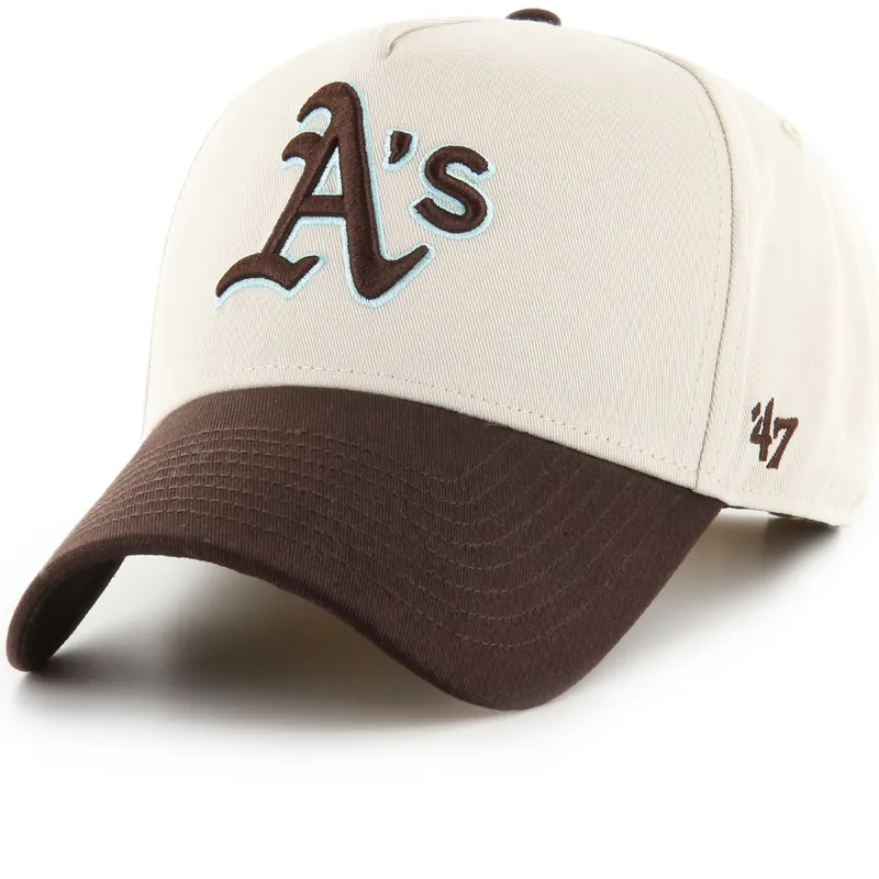 cepice-zaoblena-bezova-snapback-mvp-dt-sure-shot-two-tone-cotton-oakland-athletics-mlb-47-brand cepice-zaoblena-bezova-snapback-mvp-dt-sure-shot-two-tone-cotton-oakland-athletics-mlb-47-brand