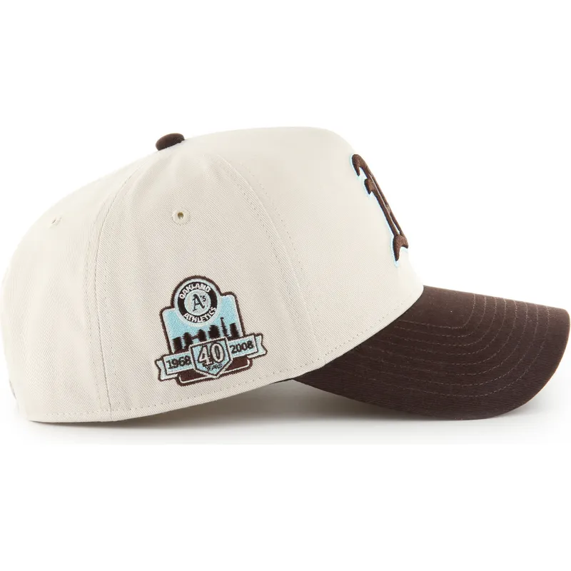 cepice-zaoblena-bezova-snapback-mvp-dt-sure-shot-two-tone-cotton-oakland-athletics-mlb-47-brand cepice-zaoblena-bezova-snapback-mvp-dt-sure-shot-two-tone-cotton-oakland-athletics-mlb-47-brand
