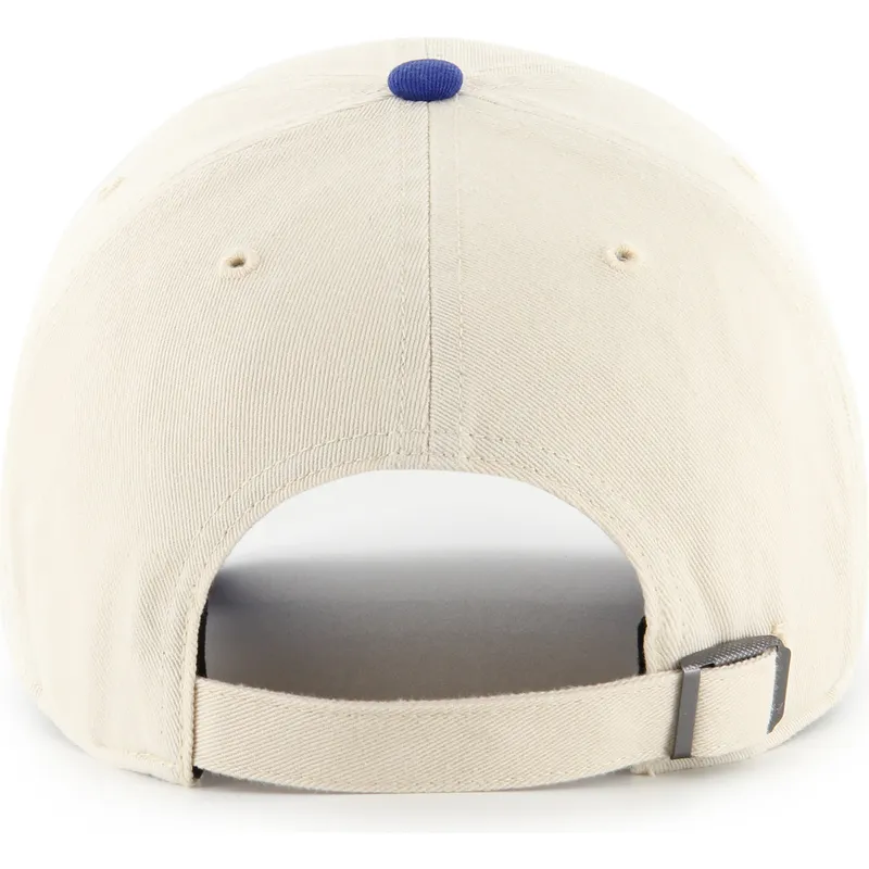 cap-zaoblena-beige-adjustable-strap-clean-up-base-runner-sure-shot-two-tone-los-angeles-dodgers-mlb-47-brand cap-zaoblena-beige-adjustable-strap-clean-up-base-runner-sure-shot-two-tone-los-angeles-dodgers-mlb-47-brand