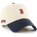 bojd-keps-beige-och-marinbla-justerbar-clean-up-base-runner-sure-shot-two-tone-fran-boston-red-sox-mlb-av-47-brand