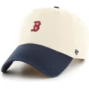 bojd-keps-beige-och-marinbla-justerbar-clean-up-base-runner-sure-shot-two-tone-fran-boston-red-sox-mlb-av-47-brand