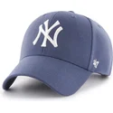 cepice-zaoblena-modra-snapback-mvp-timber-blue-new-york-yankees-mlb-47-brand