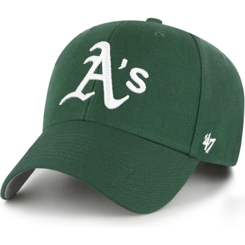 cepice-zaoblena-zelena-nastavitelny-mvp-oakland-athletics-mlb-47-brand