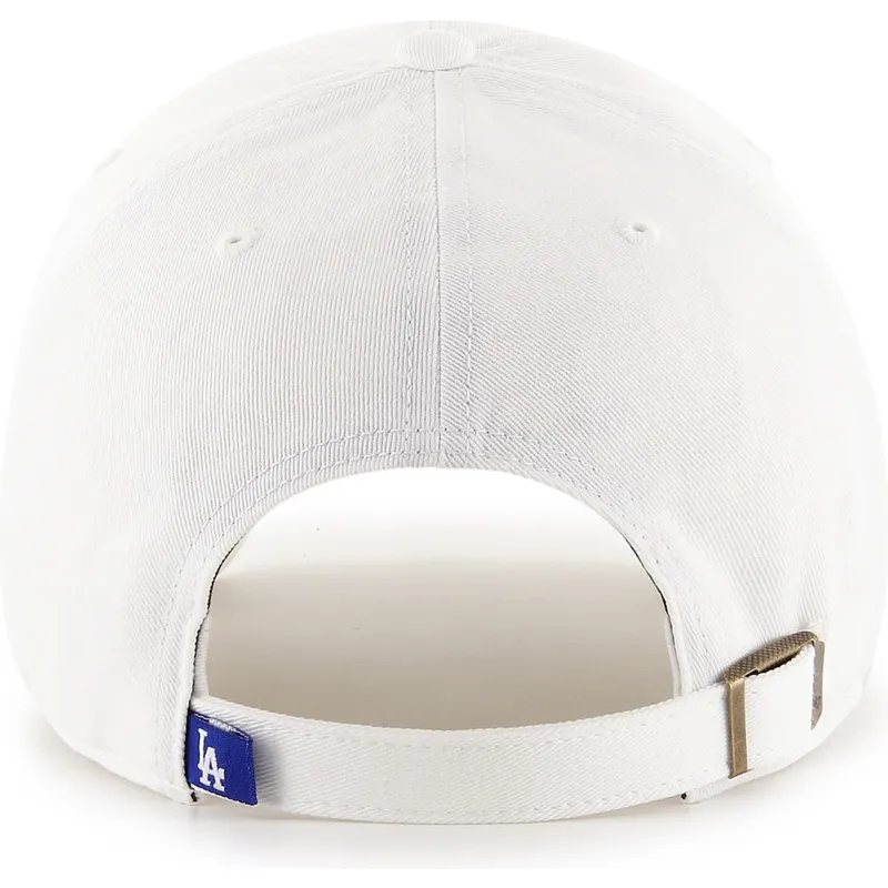 cap-zaoblena-white-adjustable-strap-clean-up-los-angeles-dodgers-mlb-47-brand cap-zaoblena-white-adjustable-strap-clean-up-los-angeles-dodgers-mlb-47-brand