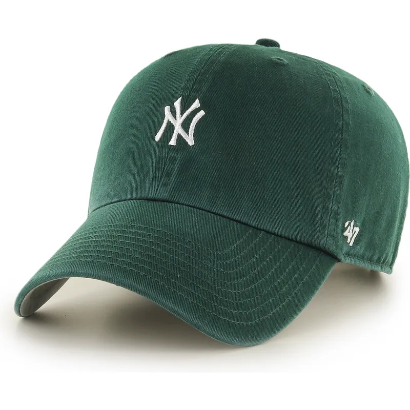 gron-bojd-keps-justerbar-clean-up-base-runner-mini-logo-new-york-yankees-mlb-fran-47-brand