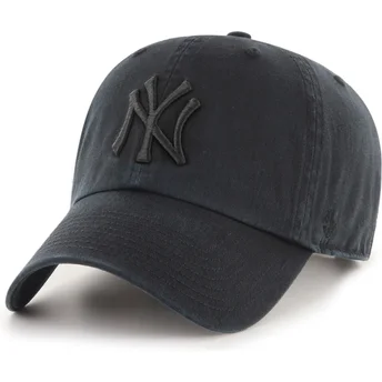 Čepice zaoblená černá nastavitelný Clean Up New York Yankees MLB 47 Brand