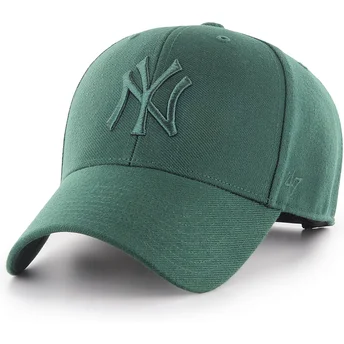Čepice zaoblená zelená snapback MVP New York Yankees MLB 47 Brand