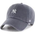 marineblaue-verstellbare-gebogene-clean-up-base-runner-vintage-kappe-der-new-york-yankees-mlb-von-47-brand
