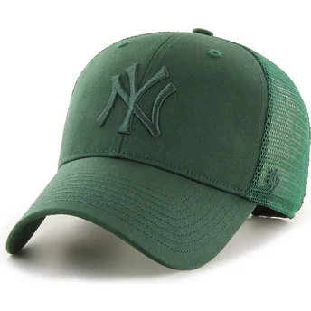 Čepice zaoblená zelená snapback MVP Branson New York Yankees MLB 47 Brand