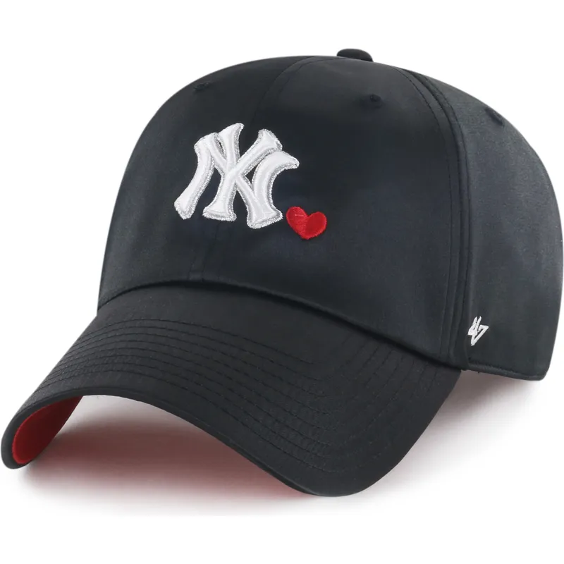 svart-bojd-justerbar-keps-clean-up-with-love-fran-new-york-yankees-mlb-av-47-brand