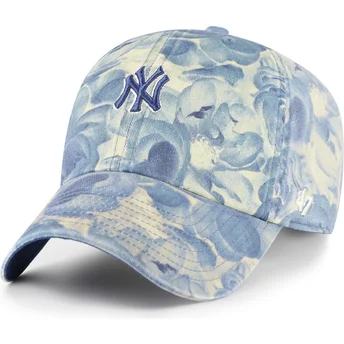 Čepice zaoblená modrá nastavitelný Clean Up Gardenia New York Yankees MLB 47 Brand