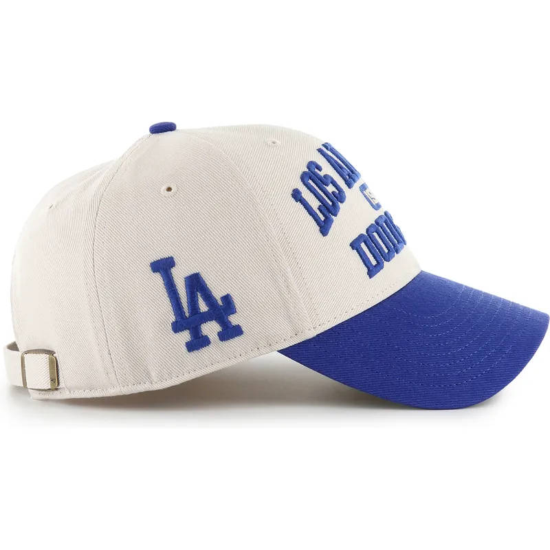 bojd-beige-och-bla-justerbar-keps-mvp-broke-line-fran-los-angeles-dodgers-mlb-av-47-brand