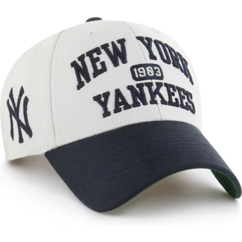 Čepice zaoblená béžová nastavitelný MVP Broke Line New York Yankees MLB 47 Brand