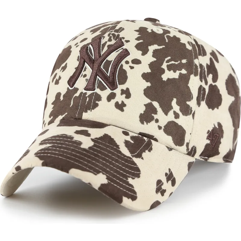 cepice-zaoblena-hneda-nastavitelny-clean-up-bessie-new-york-yankees-mlb-47-brand