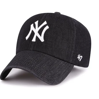 Cap zaoblená black adjustable strap Clean Up Lennon New York Yankees MLB 47 Brand
