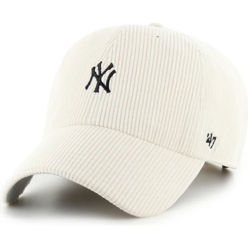 cepice-zaoblena-bezova-nastavitelny-clean-up-cord-base-runner-new-york-yankees-mlb-47-brand