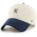 cepice-zaoblena-bezova-nastavitelny-clean-up-cord-base-runner-two-tone-new-york-yankees-mlb-47-brand