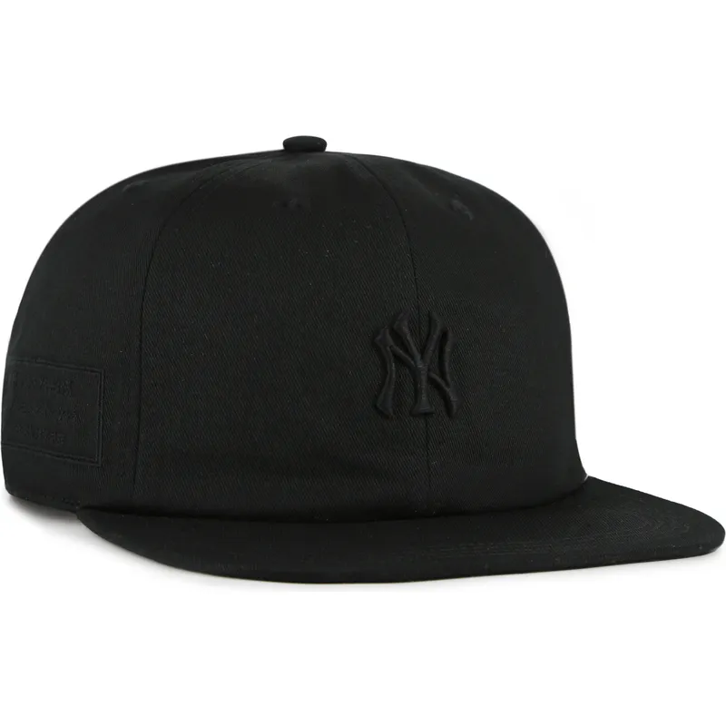 cepice-rovna-cerna-snapback-captain-rl-contemporary-new-york-yankees-mlb-47-brand