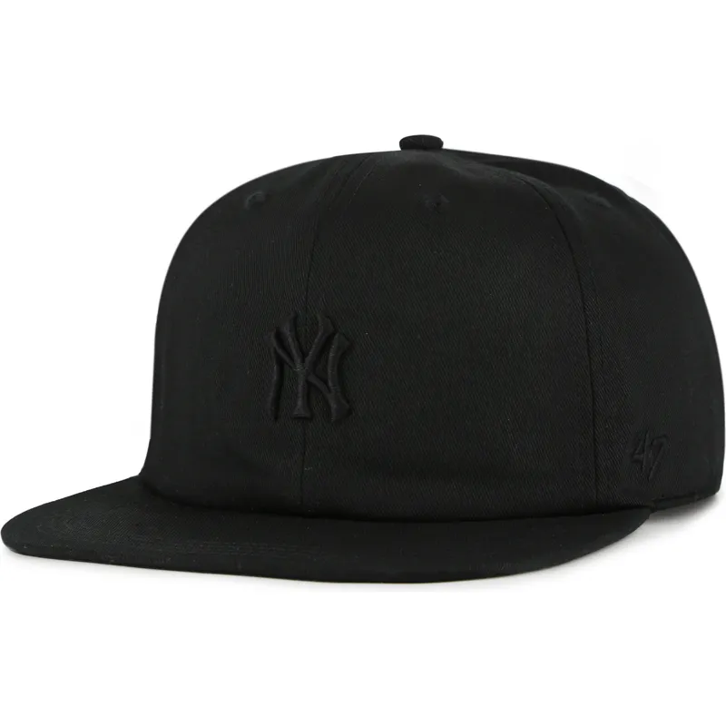 cepice-rovna-cerna-snapback-captain-rl-contemporary-new-york-yankees-mlb-47-brand