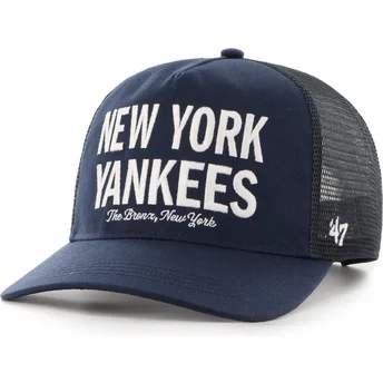 Čepice zaoblená žádné zvíře námořnická modrá snapback Hitch Contemporary New York Yankees MLB 47 Brand