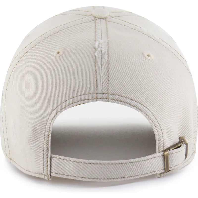 cepice-zaoblena-bezova-nastavitelny-clean-up-weathered-mojave-new-york-yankees-mlb-47-brand