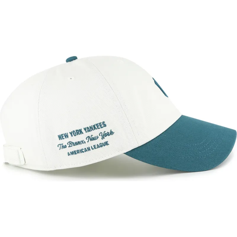 cepice-zaoblena-bezova-nastavitelny-pasek-clean-up-contemporary-two-tone-new-york-yankees-mlb-47-brand