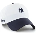 cepice-zaoblena-bila-nastavitelny-clean-up-vista-mini-two-tone-new-york-yankees-mlb-47-brand