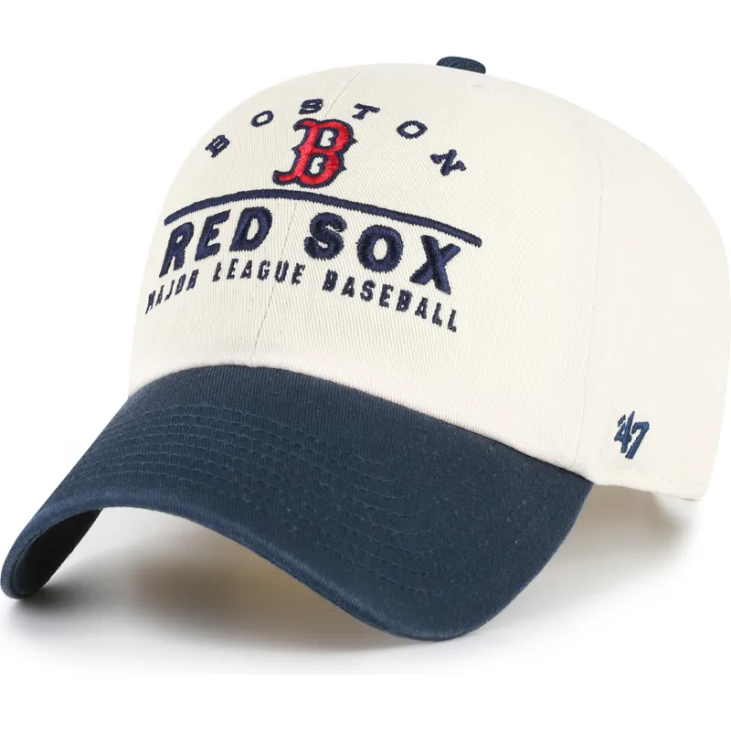 cap-zaoblena-beige-adjustable-strap-clean-up-windham-boston-red-sox-mlb-47-brand cap-zaoblena-beige-adjustable-strap-clean-up-windham-boston-red-sox-mlb-47-brand