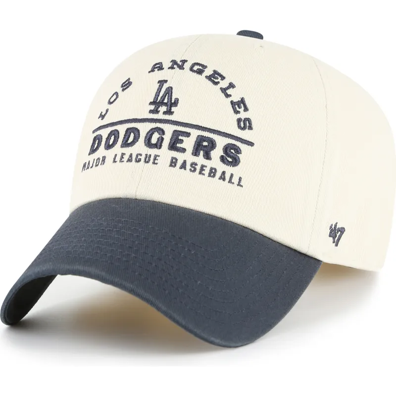 cepice-zaoblena-bezova-nastavitelny-pasek-clean-up-windham-los-angeles-dodgers-mlb-47-brand