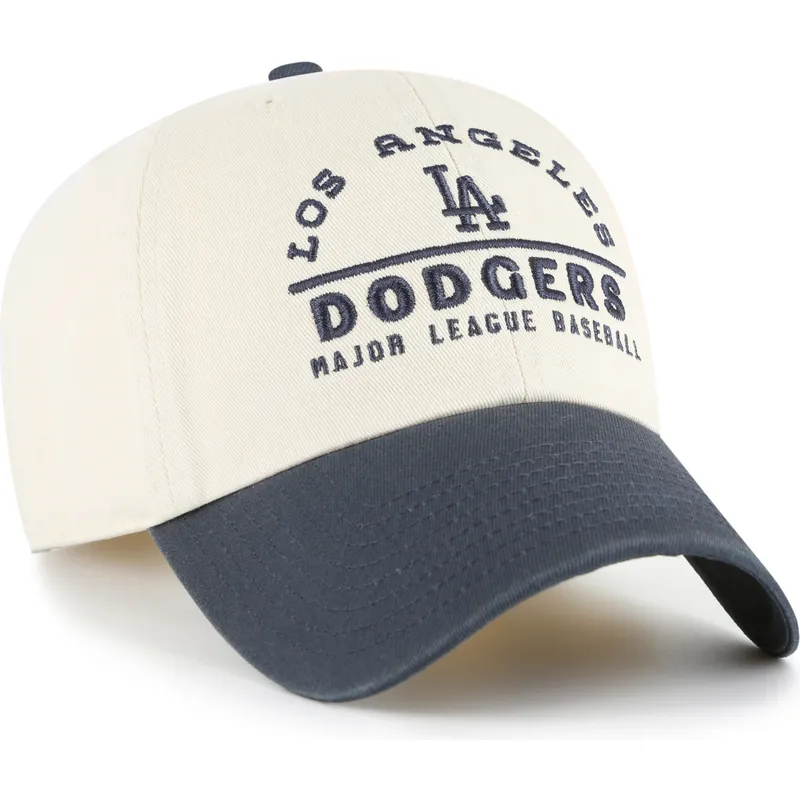 cepice-zaoblena-bezova-nastavitelny-pasek-clean-up-windham-los-angeles-dodgers-mlb-47-brand