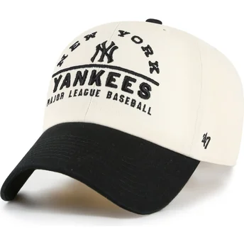 Cap zaoblená beige adjustable strap Clean Up Windham New York Yankees MLB 47 Brand