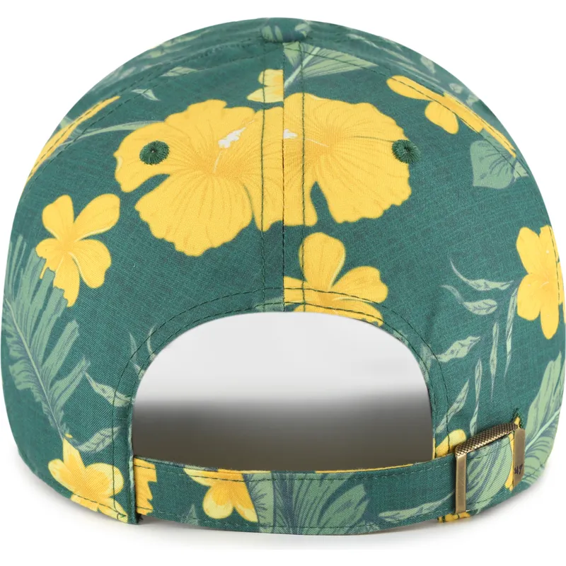 cap-zaoblena-green-adjustable-strap-clean-up-beach-side-oakland-athletics-mlb-47-brand